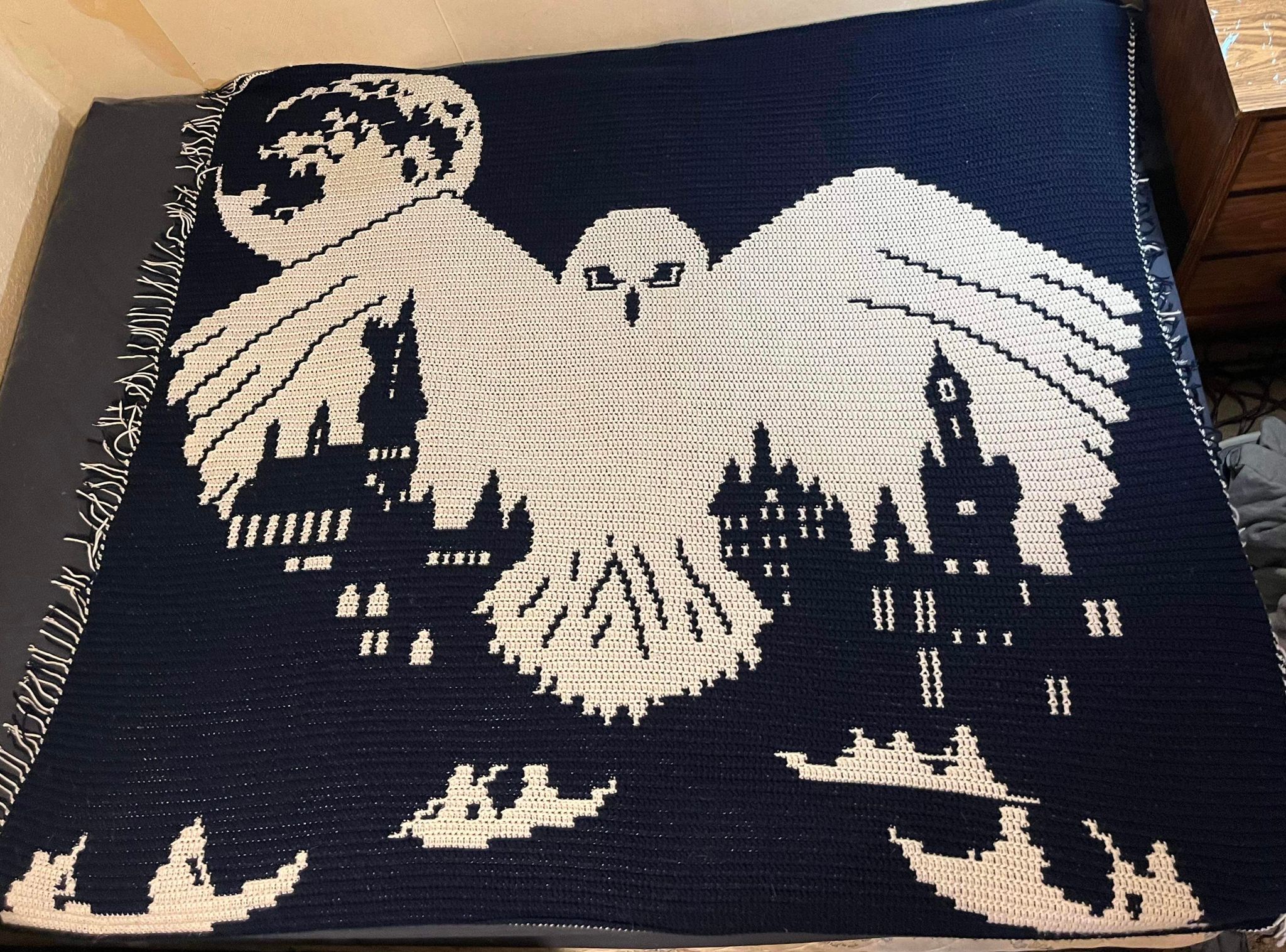 Night Flight Mosaic Crochet Pattern