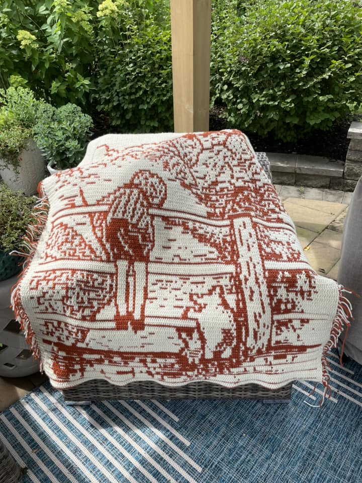 Classic Pooh - On the Bridge Mosaic Crochet Pattern - Image 4