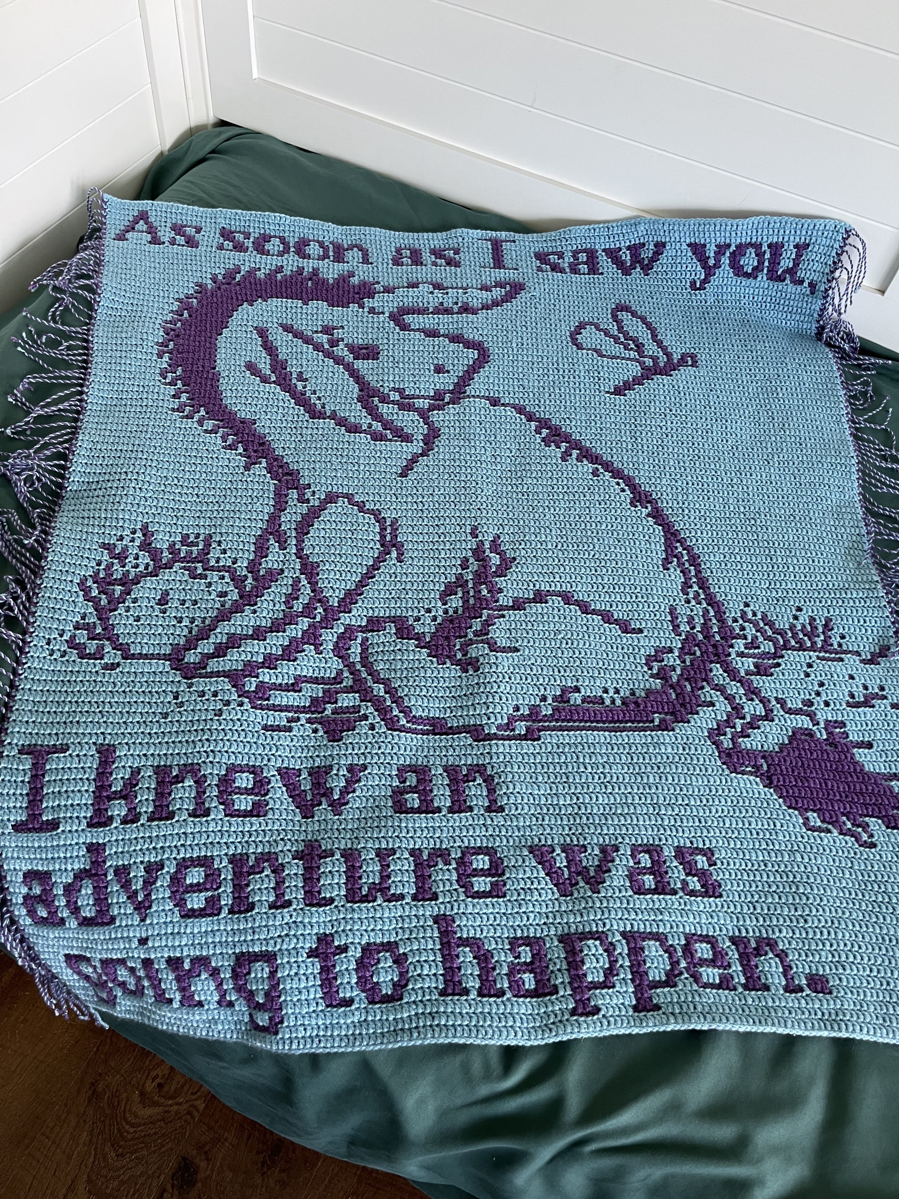Classic Pooh - Eeyore's Adventure Mosaic Crochet Pattern - Image 7