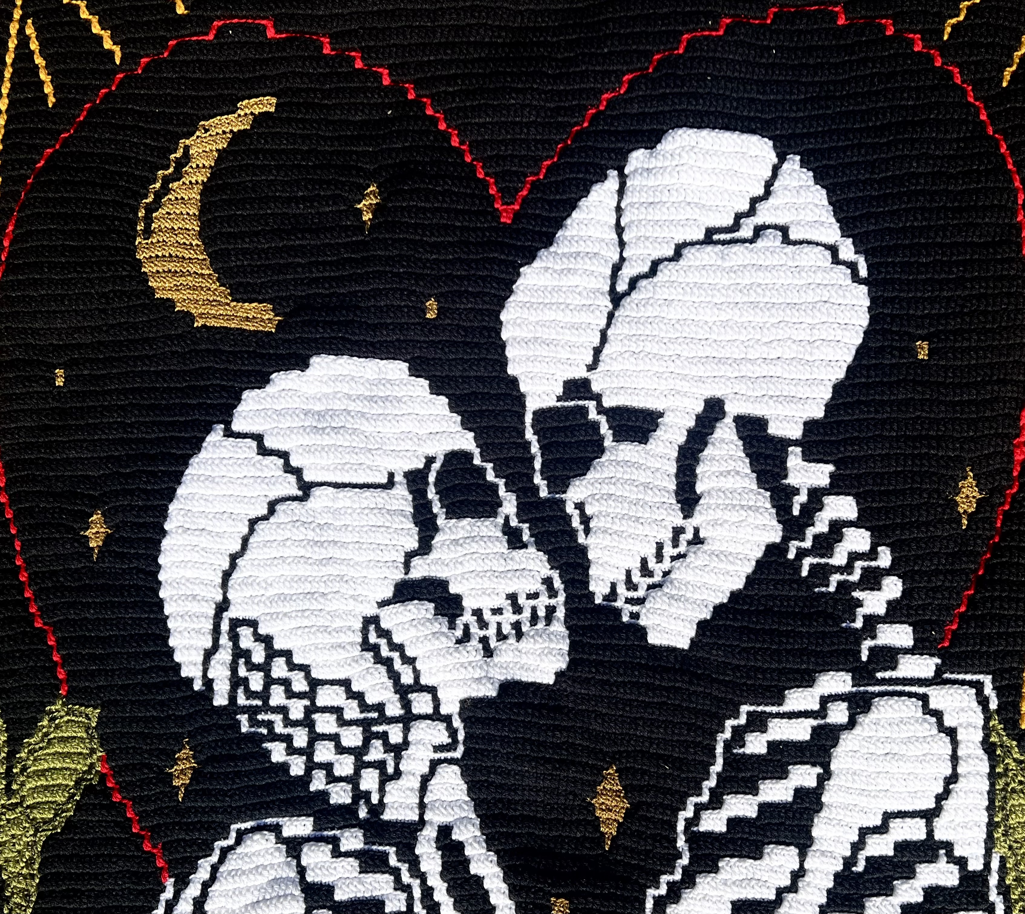 The Lovers Tarot Mosaic Crochet Pattern | Nerd Princess Designs