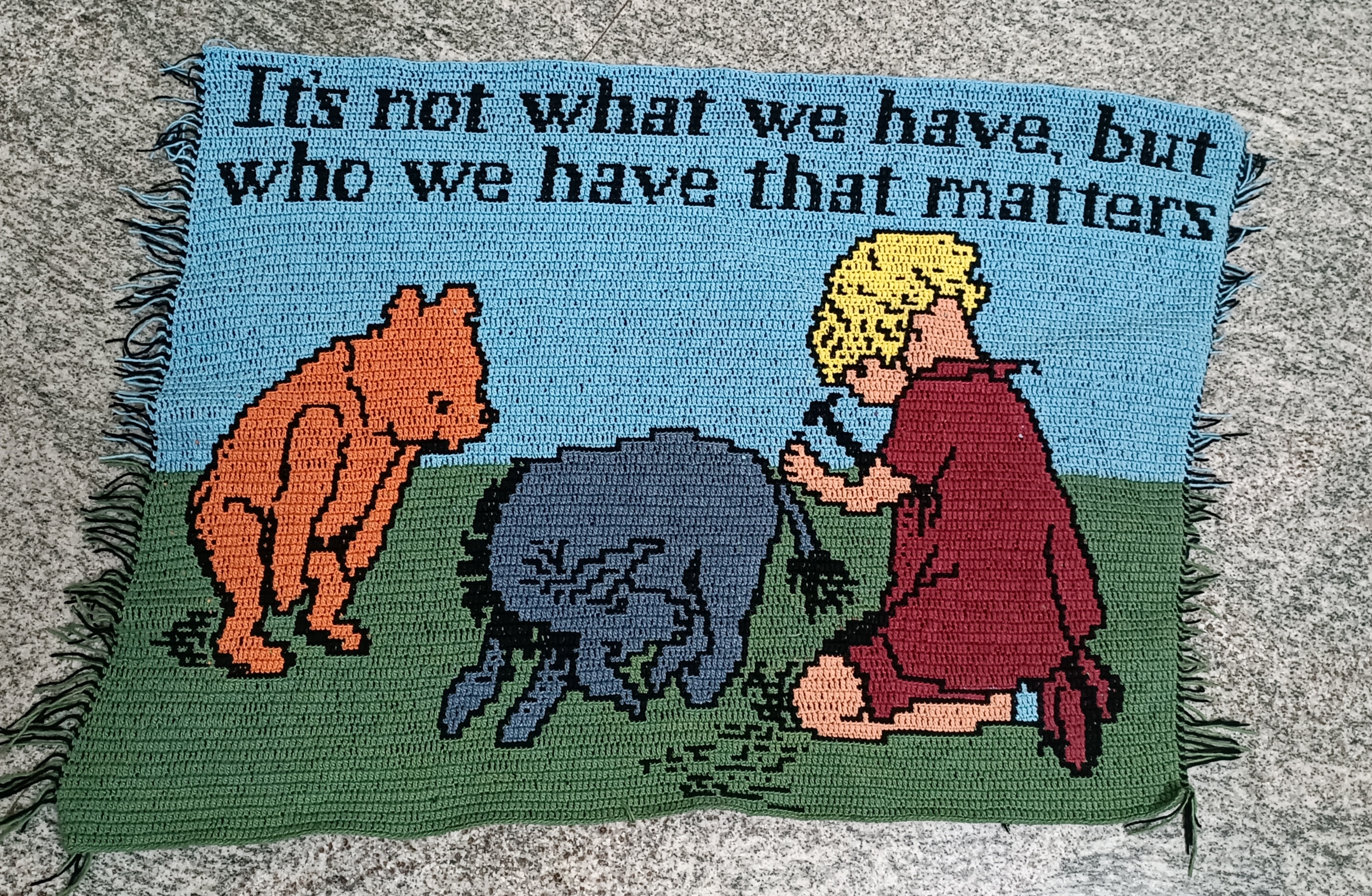 Classic Pooh - Who We Have Mosaic Crochet Pattern - Image 8