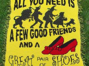 A Great Pair of Shoes Wizard of Oz Mosaic Crochet Pattern