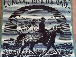 Cowboy Take Me Away Mosaic Crochet Pattern