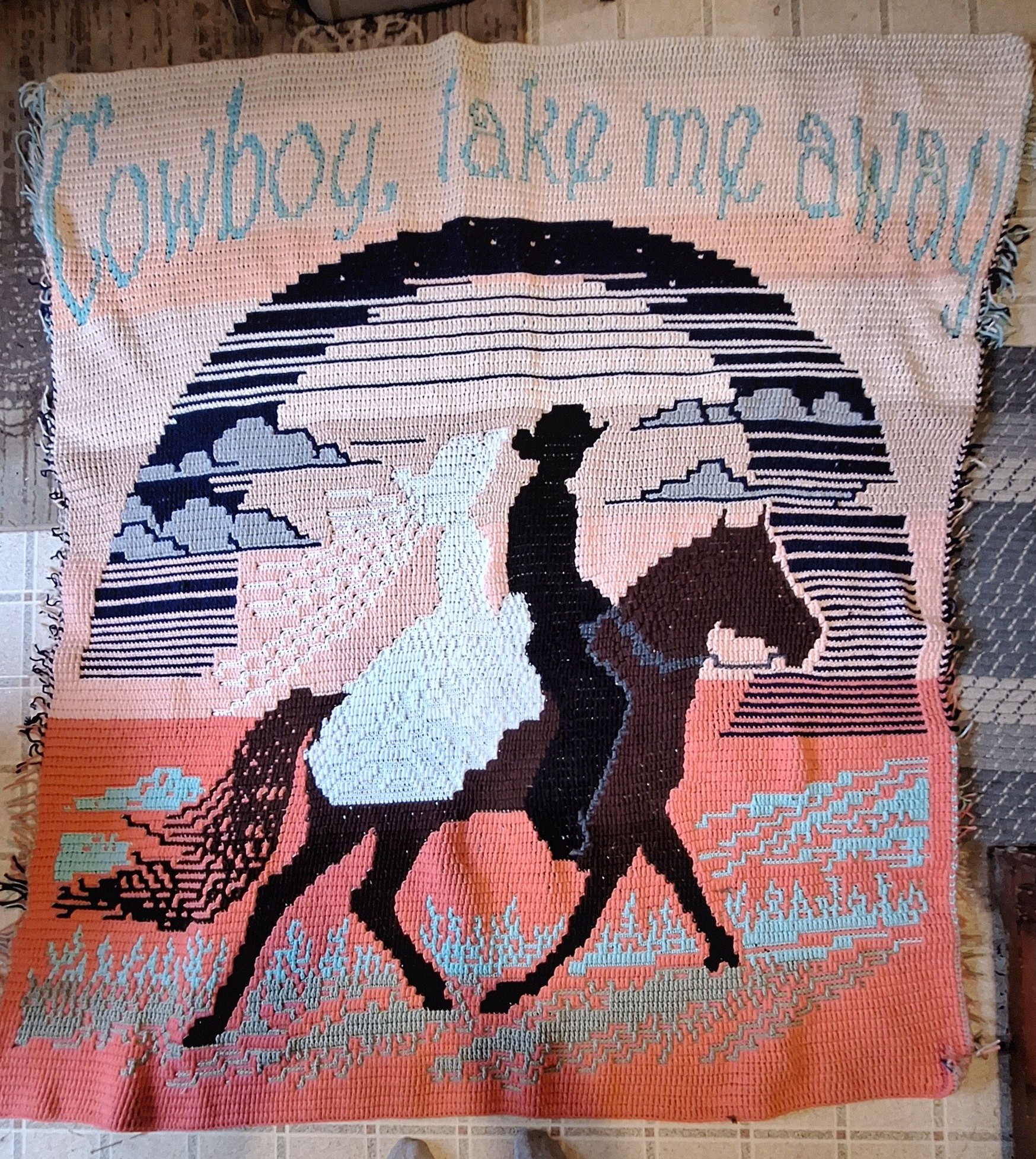 Cowboy Take Me Away Mosaic Crochet Pattern - Image 5