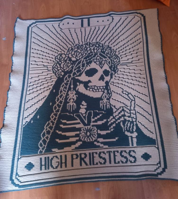 High Priestess Tarot Mosaic Crochet Pattern - Image 9