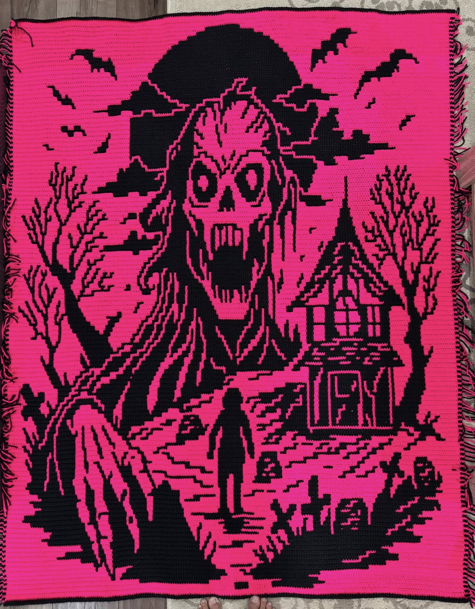 Fright Night Halloween Mosaic Crochet Pattern - Image 3