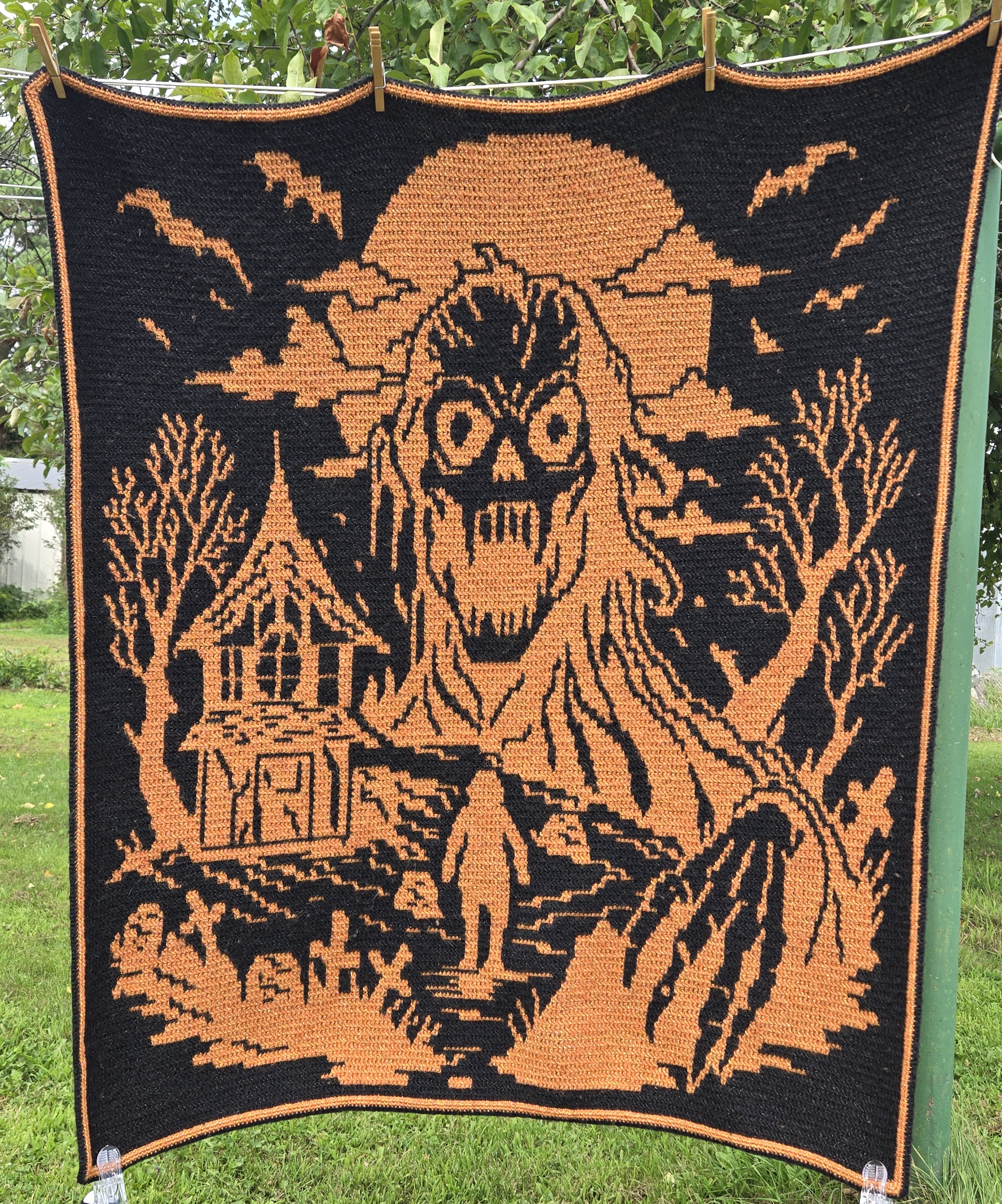 Fright Night Halloween Mosaic Crochet Pattern - Image 8