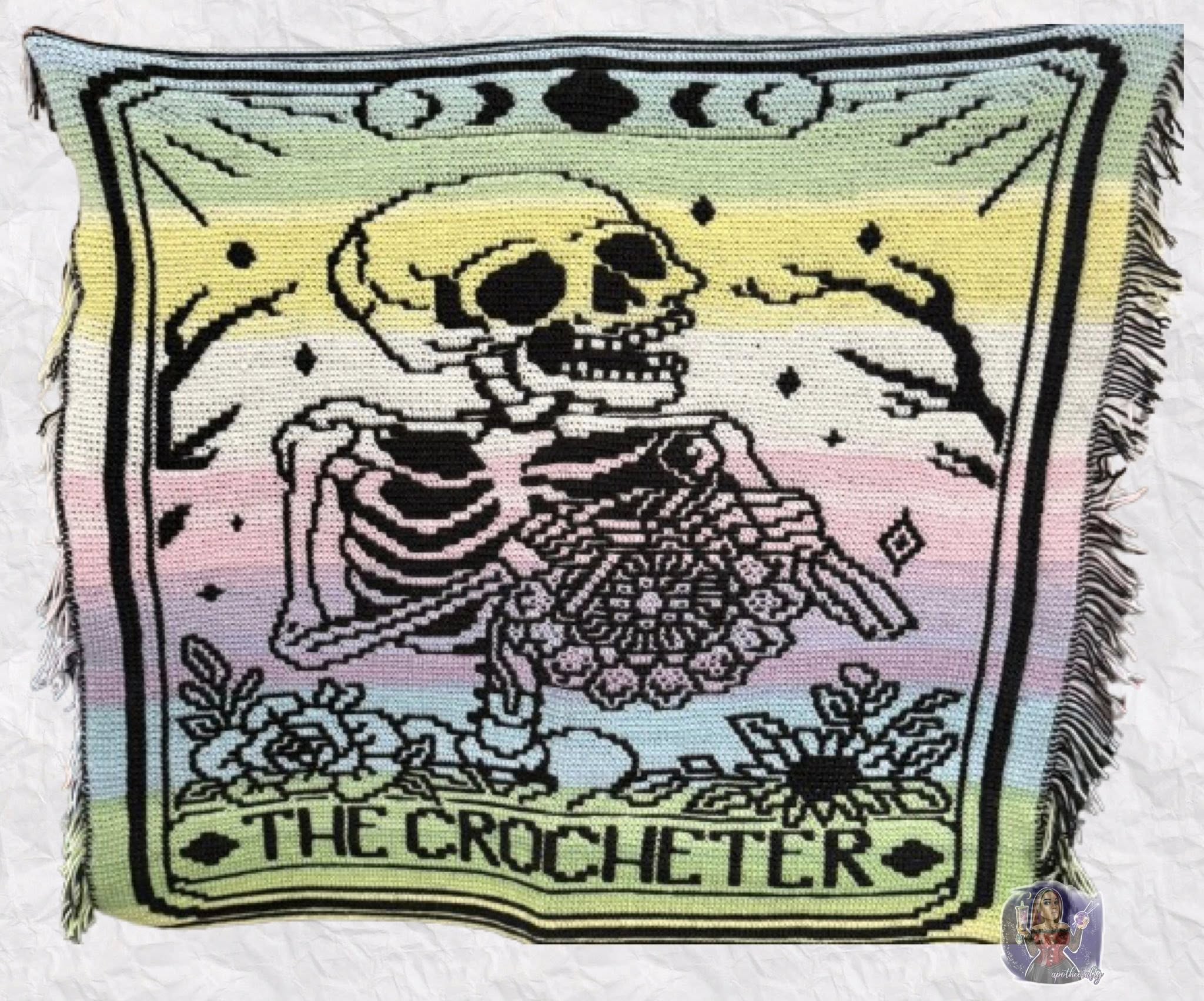 The Crocheter Tarot Overlay Mosaic Crochet Pattern - Image 8