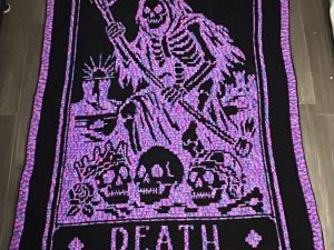 Death Tarot Card Mosaic Crochet Pattern